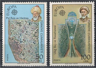 Türkiye 1983 Europe 2v MNH**