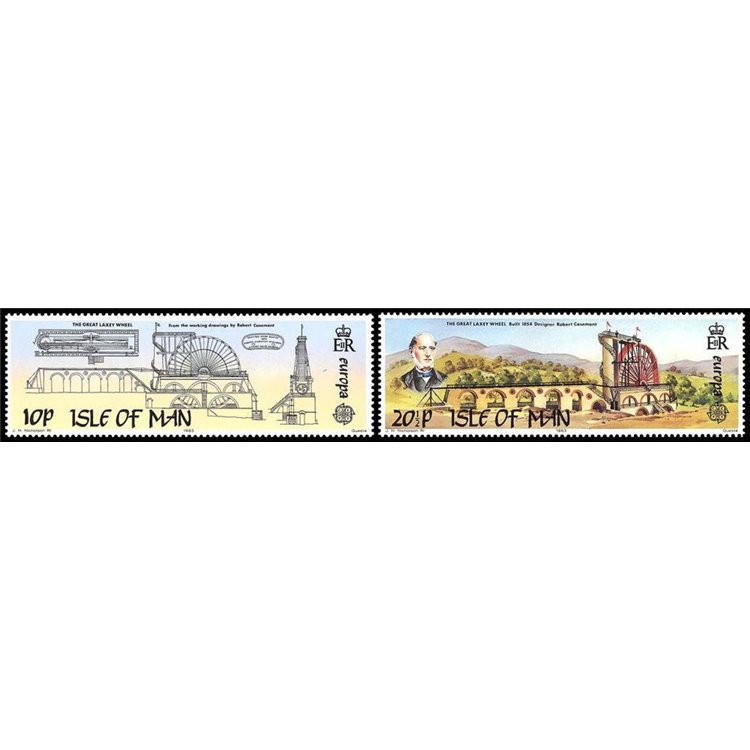MAN 1983 Europe 2v MNH**