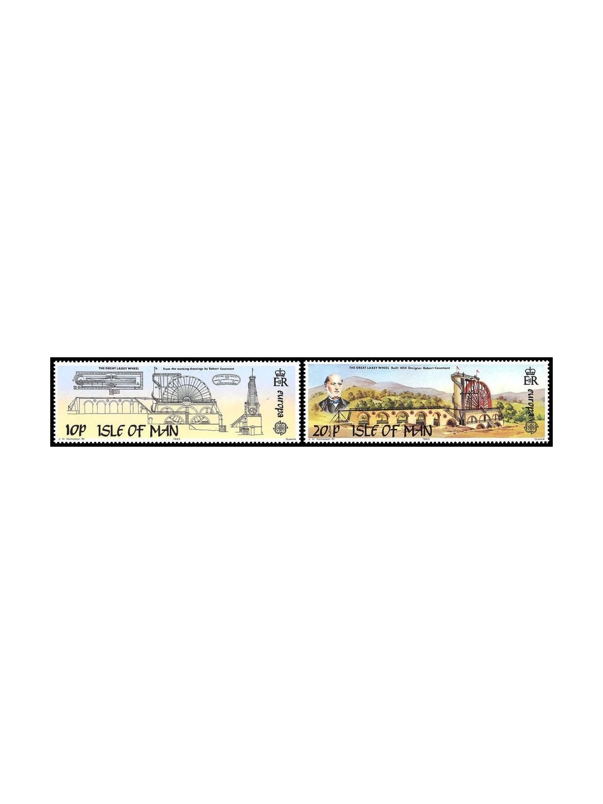 MAN 1983 Europe 2v MNH**