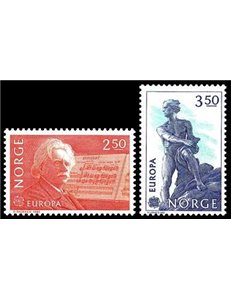 NORWAY 1983 Europe 2v MNH**