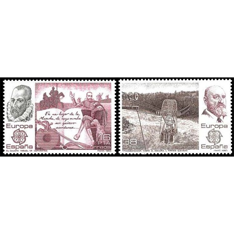 SPAIN 1983 Europe 2v MNH**