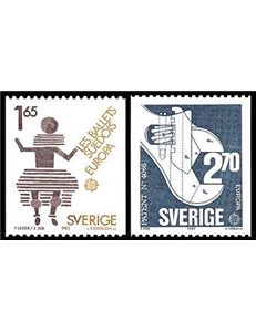 SVEZIA 1983 Europa 2v MNH**