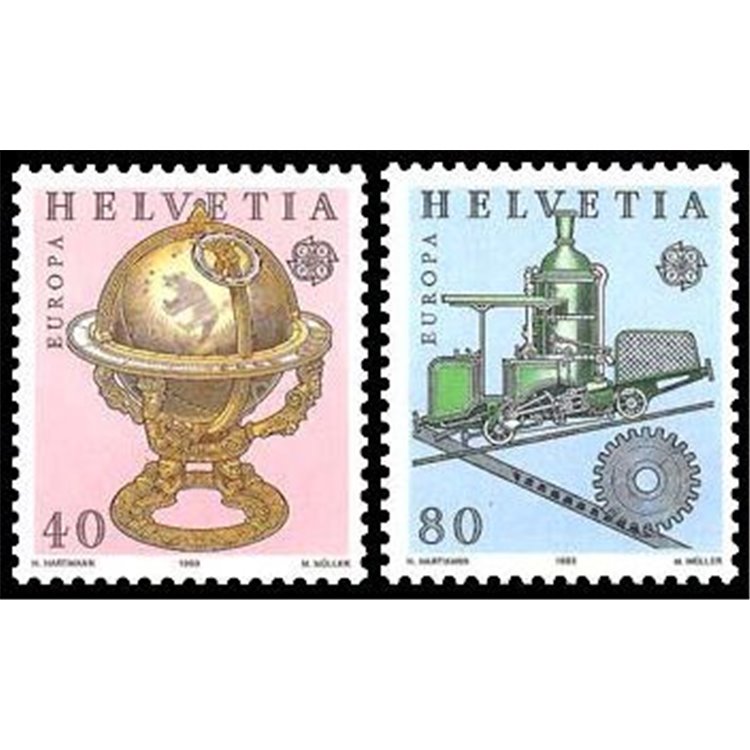 SWITZERLAND 1983 Europe 2v MNH**
