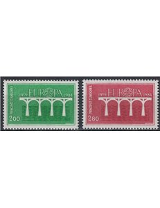 FRENCH ANDORRA 1984 Europe 2v MNH**