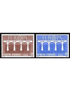 ANDORRA SPAGNOLA 1984 Europa 2v MNH**