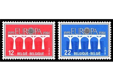 BELGIUM 1984 Europe 2v MNH**
