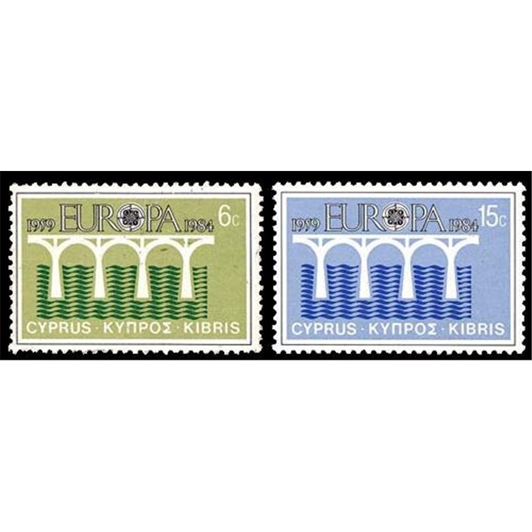 CIPRO 1984 Europa 2v MNH**