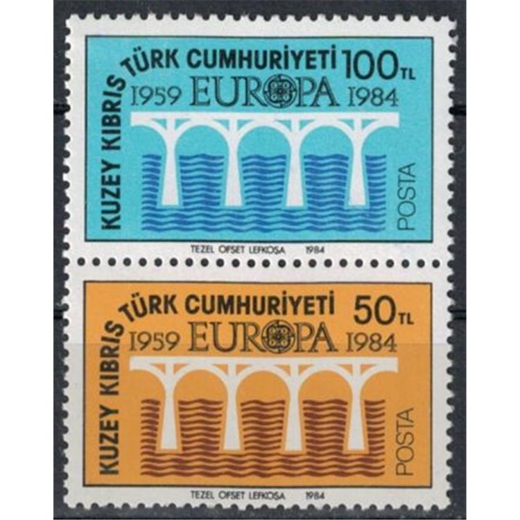 NORTHERN CYPRUS 1984 Europe 2v MNH**