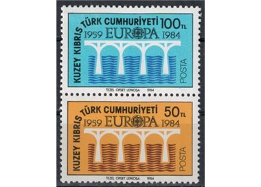 CIPRO DEL NORD 1984 Europa 2v MNH**