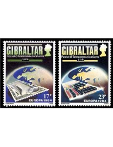 GIBILTERRA 1984 Europa 2v MNH**