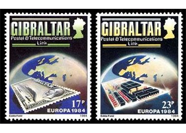 GIBILTERRA 1984 Europa 2v MNH**