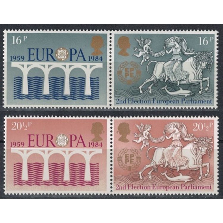 GRAN BRETAGNA 1984 Europa 4v MNH**