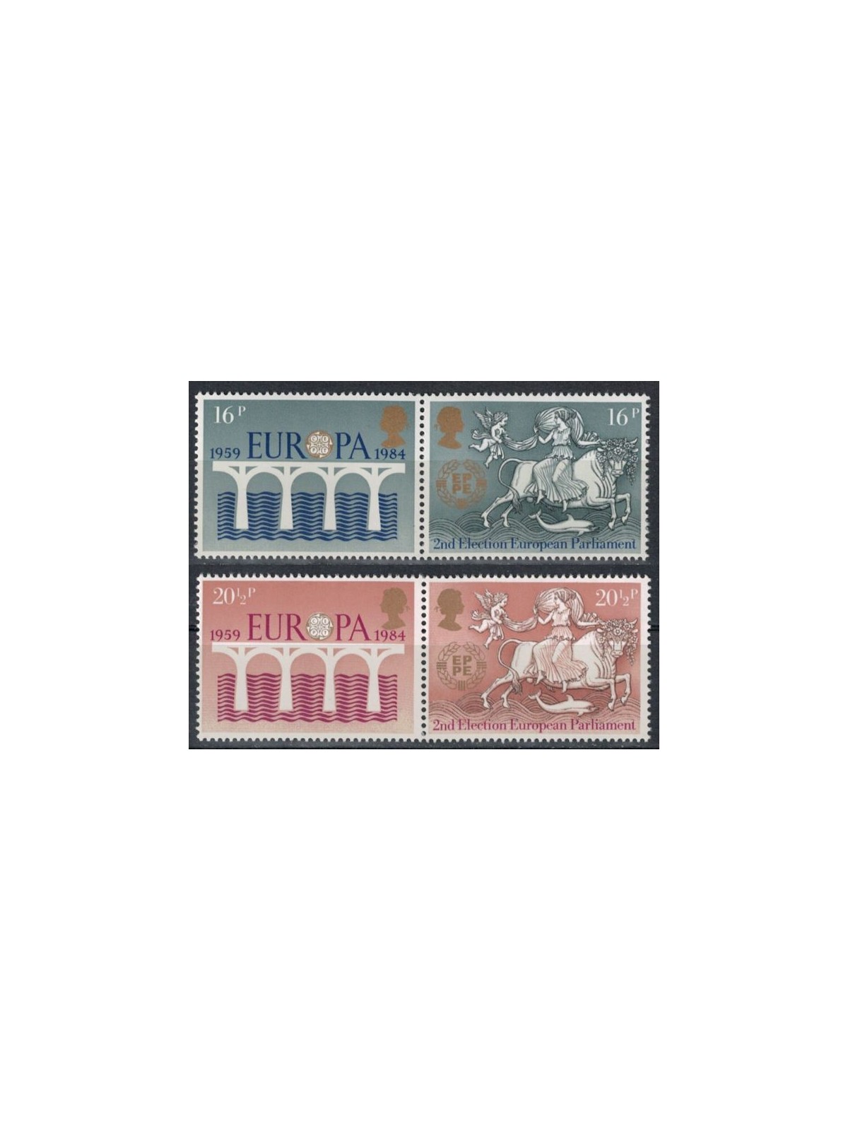 GREAT BRITAIN 1984 Europe 4v MNH**