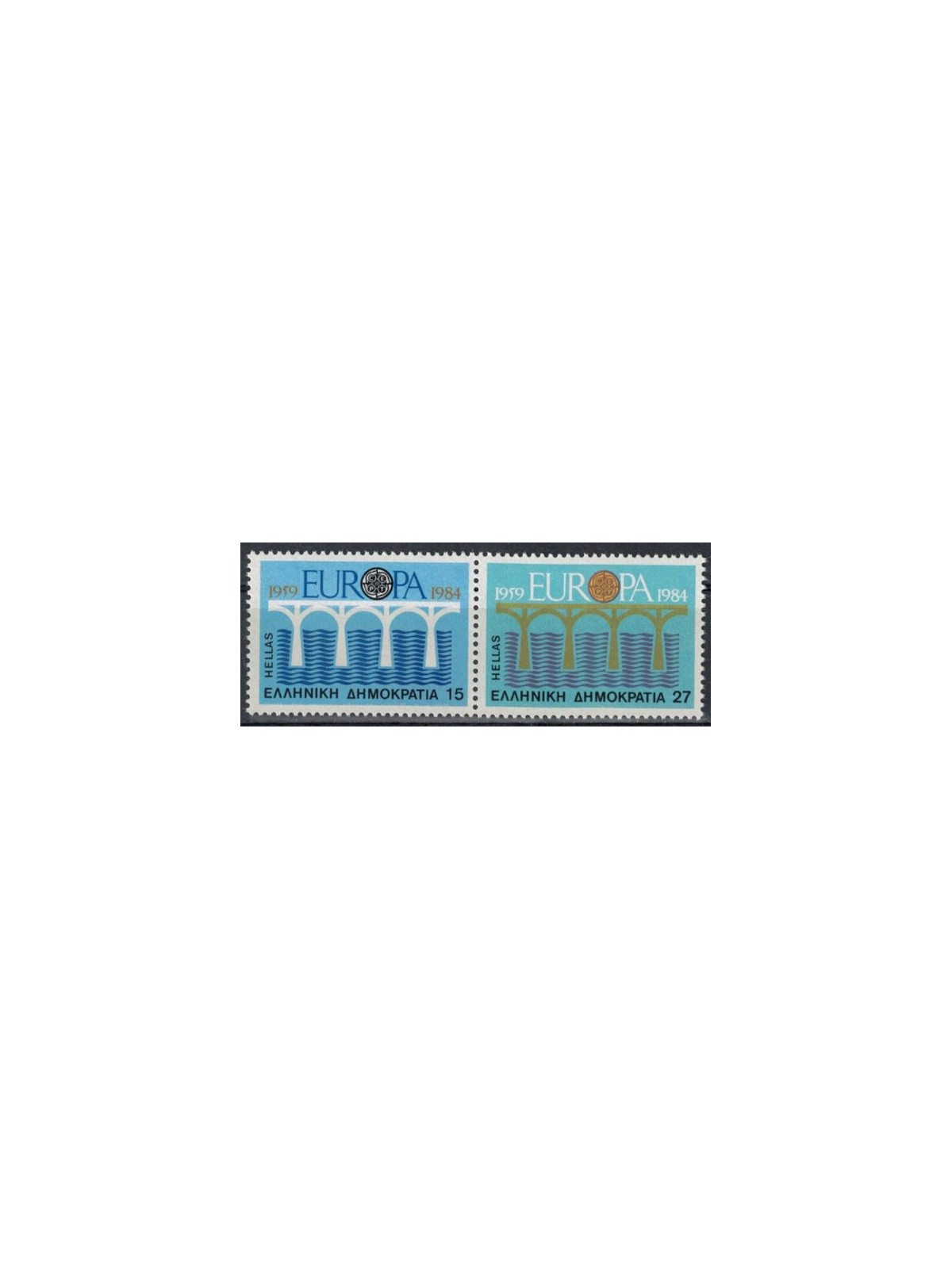 GREECE 1984 Europe 2v MNH**