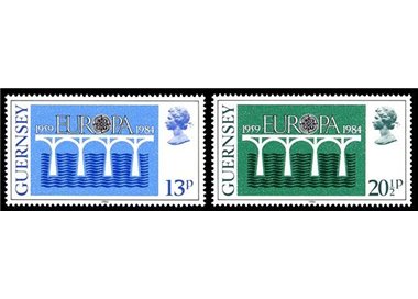 GUERNSEY 1984 Europe 2v MNH**