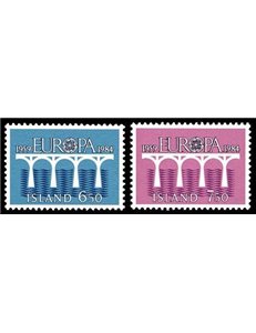 ICELAND 1984 Europe 2v MNH**