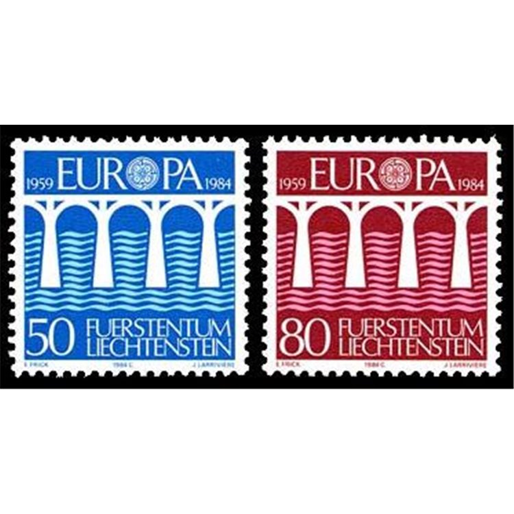 LIECHTENSTEIN 1984 Europe 2v MNH**
