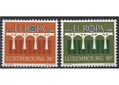 LUSSEMBURGO 1984 Europa 2v MNH**