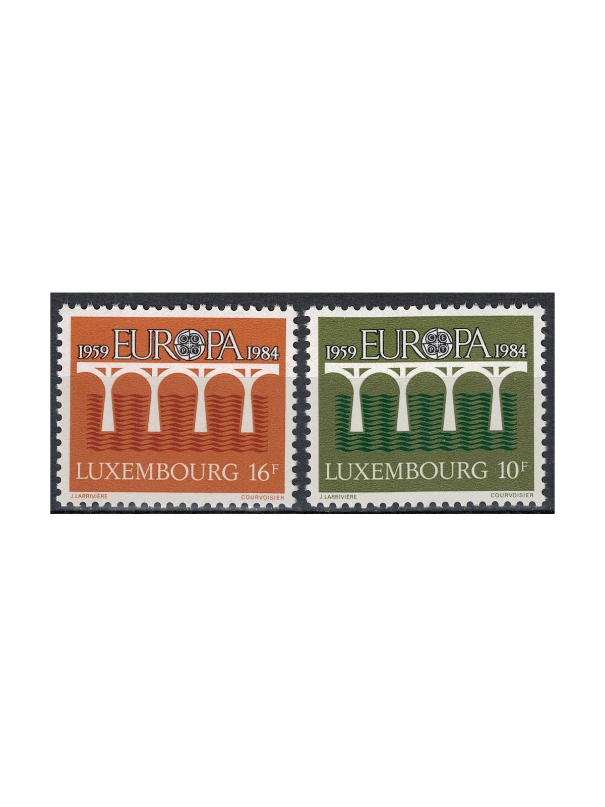 LUSSEMBURGO 1984 Europa 2v MNH**