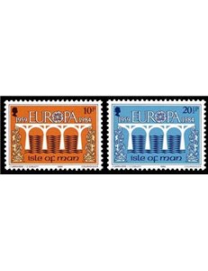 MAN 1984 Europa 2v MNH**