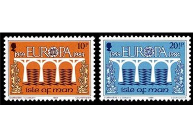 MAN 1984 Europa 2v MNH**