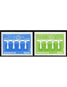 MONACO 1984 Europa 2v MNH**