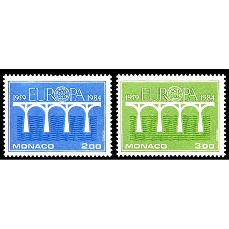 MONACO 1984 Europe 2v MNH**