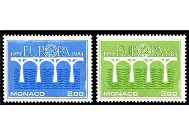 MONACO 1984 Europe 2v MNH**