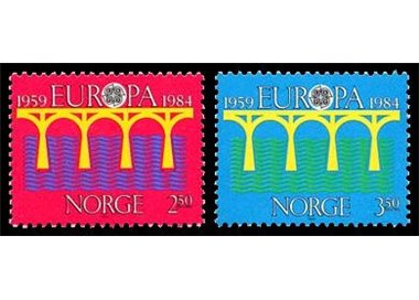 NORWAY 1984 Europe 2v MNH**