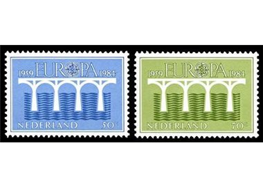 OLANDA 1984 Europa 2v MNH**