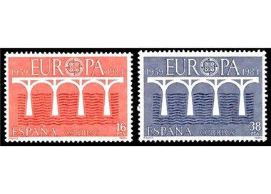 SPAIN 1984 Europe 2v MNH**