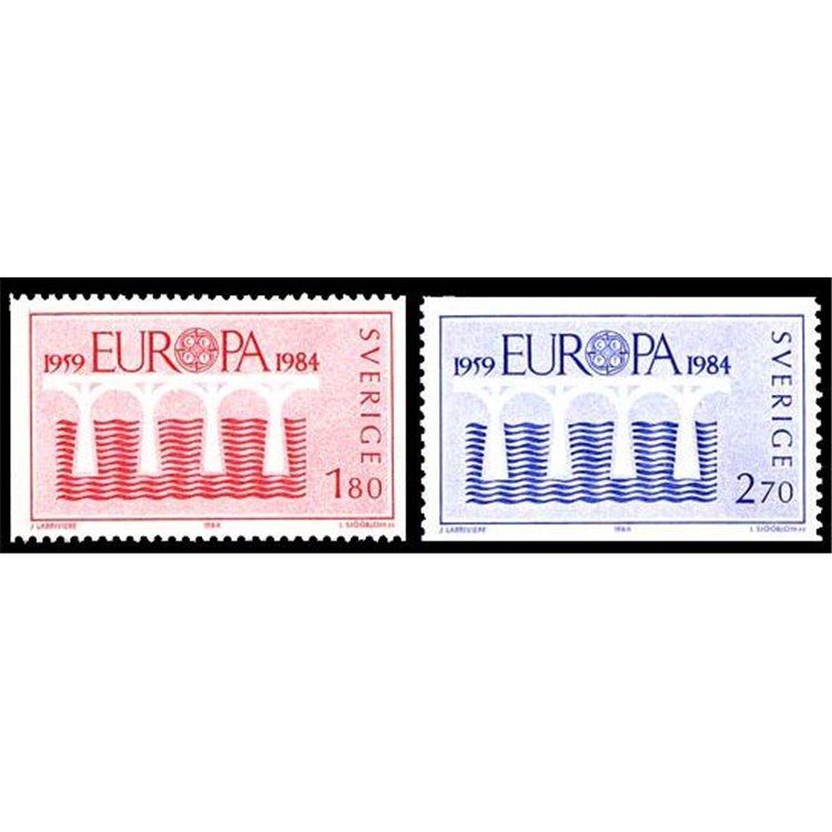 SWEDEN 1984 Europe 2v MNH**