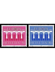 SWITZERLAND 1984 Europe 2v MNH**