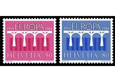 SVIZZERA 1984 Europa 2v MNH**