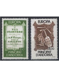 ANDORRA FRANCESE 1985 Europa 2v MNH**