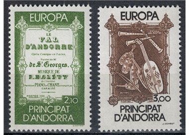 ANDORRA FRANCESE 1985 Europa 2v MNH**