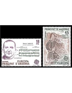 ANDORRA SPAGNOLA 1985 Europa 2v MNH**
