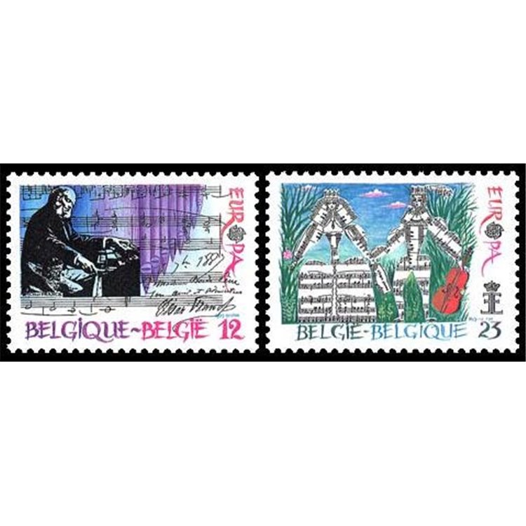 BELGIUM 1985 Europe 2v MNH**