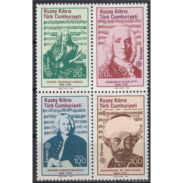 CIPRO DEL NORD 1985 Europa 4v MNH**
