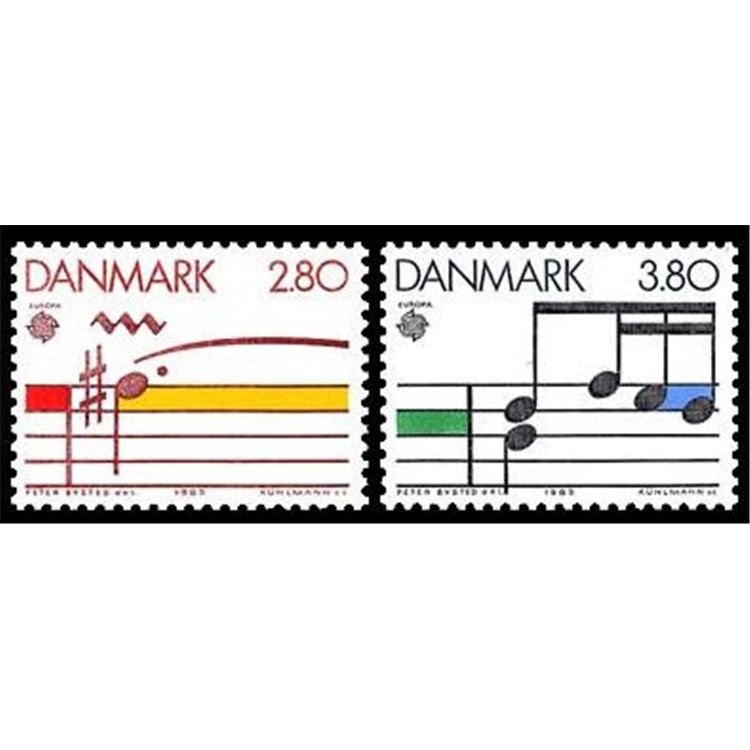 DENMARK 1985 Europe 2v MNH**