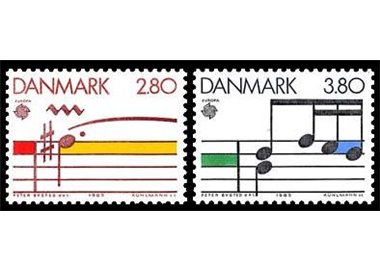 DANIMARCA 1985 Europa 2v MNH**