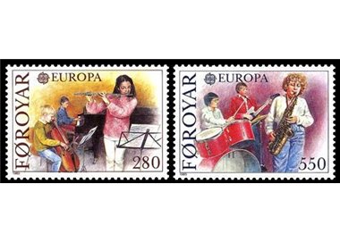 FAROE ISLANDS 1985 Europe 2v MNH**