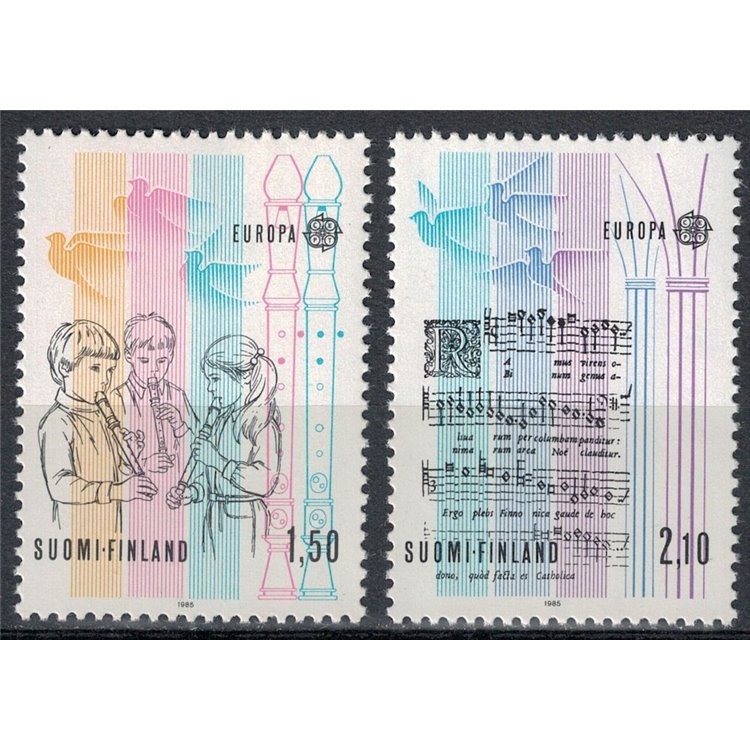FINLANDIA 1985 Europa 2v MNH**