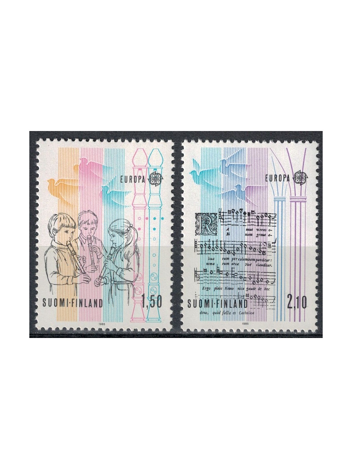 FINLAND 1985 Europe 2v MNH**