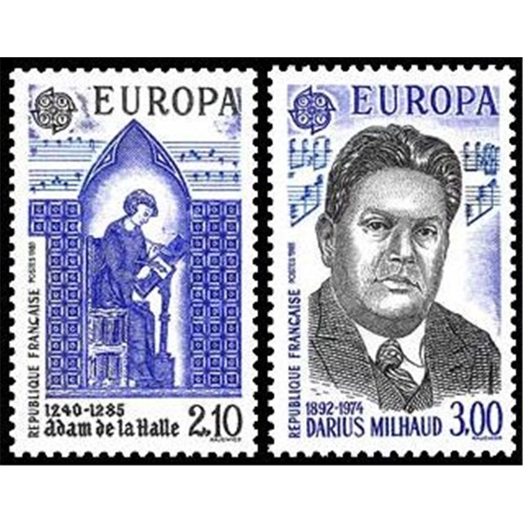 FRANCIA 1985 Europa 2v MNH**