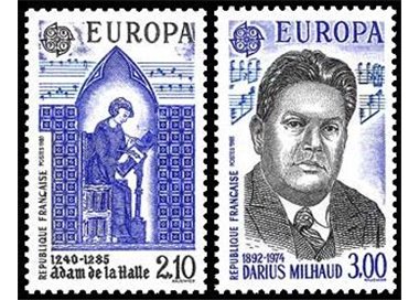 FRANCIA 1985 Europa 2v MNH**