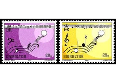 GIBILTERRA 1985 Europa 2v MNH**