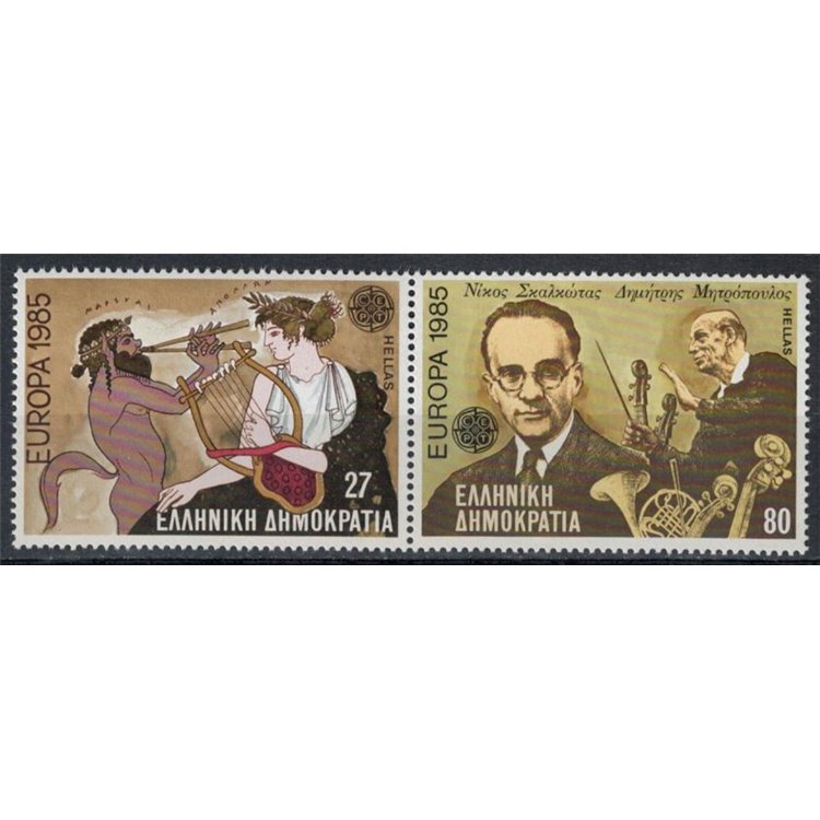 GRECIA 1985 Europa 2v MNH**