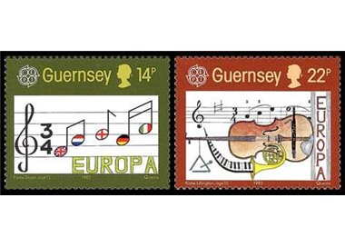 GUERNSEY 1985 Europa 2v MNH**