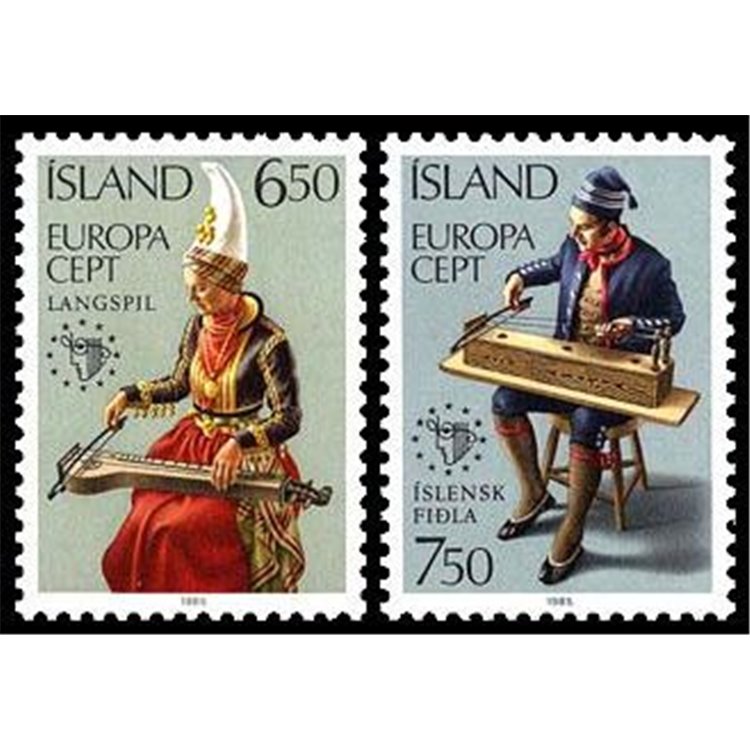 ISLANDA 1985 Europa 2v MNH**